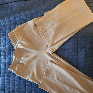 Beige Casual Pants